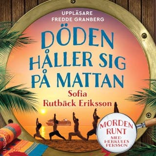 Döden håller sig på mattan – Sofia Rutbäck Eriksson, ljudbokens omslag