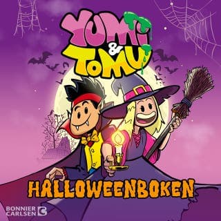 Yumi & Tomu. Halloweenboken – Yumi och Tomu, ljudbokens omslag