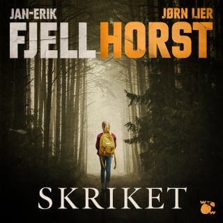 Skriket – Jørn Lier Horst och Jan-Erik Fjell, ljudbokens omslag