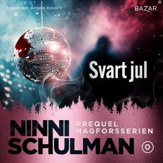 Svart jul – Ninni Schulman, ljudbokens omslag