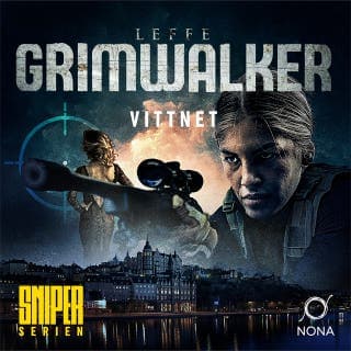 Vittnet – Leffe Grimwalker, ljudbokens omslag