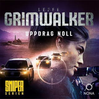 Uppdrag Noll – Leffe Grimwalker, ljudbokens omslag