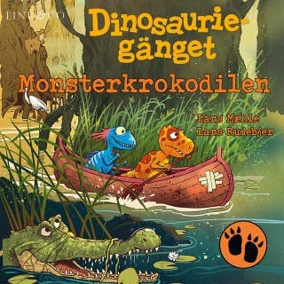 Monsterkrokodilen – Lars Mæhle, ljudbokens omslag