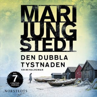 Den dubbla tystnaden – Mari Jungstedt, ljudbokens omslag