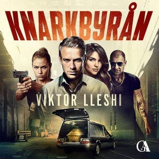 Knarkbyrån – Viktor Lleshi, ljudbokens omslag