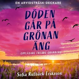 Döden går på grönan äng – Sofia Rutbäck Eriksson, ljudbokens omslag