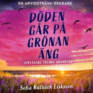 Döden går på grönan äng – Sofia Rutbäck Eriksson, ljudbokens omslag