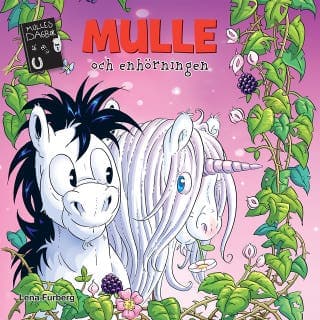 Mulle och enhörningen – Lena Furberg, ljudbokens omslag