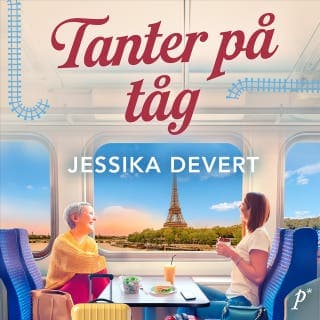 Tanter på tåg – Jessika Devert, ljudbokens omslag