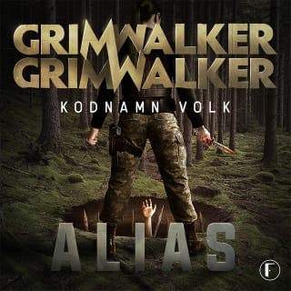 Kodnamn Volk – Caroline Grimwalker och Leffe Grimwalker, ljudbokens omslag
