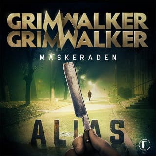 Maskeraden – Caroline Grimwalker och Leffe Grimwalker, ljudbokens omslag