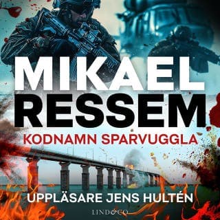 Kodnamn Sparvuggla – Mikael Ressem, ljudbokens omslag