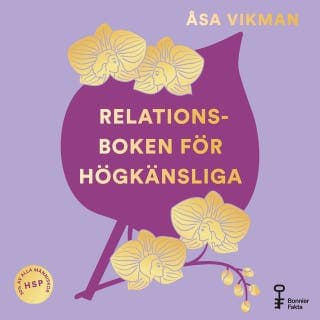 Relationsboken för högkänsliga – Åsa Vikman, ljudbokens omslag