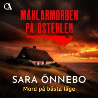Mord på bästa läge – Sara Önnebo, ljudbokens omslag