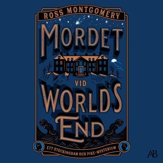 Mordet vid World's End – Ross Montgomery, ljudbokens omslag