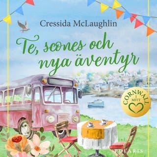 Te, scones och nya äventyr – Cressida McLaughlin, ljudbokens omslag
