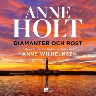 Diamanter och rost – Anne Holt, ljudbokens omslag