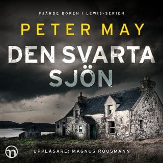 Den svarta sjön – Peter May, ljudbokens omslag