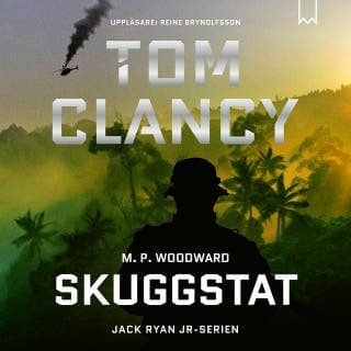 Skuggstat – Tom Clancy och M. P. Woodward, ljudbokens omslag