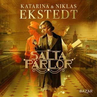 Salta pärlor – Niklas Ekstedt och Katarina Ekstedt, ljudbokens omslag
