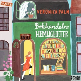 Bokhandelns hemligheter – Veronica Palm, ljudbokens omslag