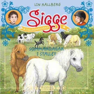 Sommardagar i stallet – Lin Hallberg, ljudbokens omslag