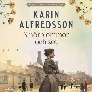 Smörblommor och sot – Karin Alfredsson, ljudbokens omslag