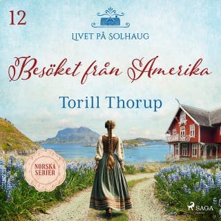 Besöket från Amerika – Torill Thorup, ljudbokens omslag