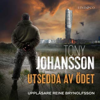 Utsedda av ödet – Tony Johansson, ljudbokens omslag