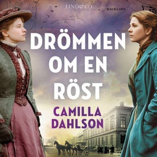 Drömmen om en röst – Camilla Dahlson, ljudbokens omslag