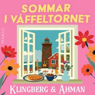 Sommar i våffeltornet – Ewa Klingberg och Hanna Åhman, ljudbokens omslag