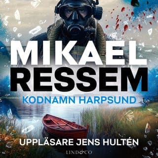 Kodnamn Harpsund – Mikael Ressem, ljudbokens omslag