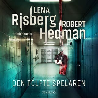 Den tolfte spelaren – Lena Risberg och Robert Hedman, ljudbokens omslag