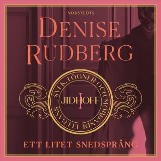 Ett litet snedsprång – Denise Rudberg, ljudbokens omslag