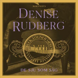 De sju som såg – Denise Rudberg, ljudbokens omslag