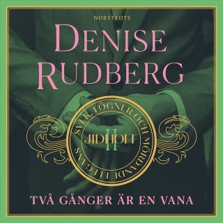 Två gånger är en vana – Denise Rudberg, ljudbokens omslag