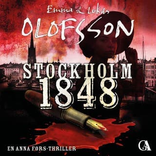 Stockholm 1848 – Emma Olofsson och Lukas Olofsson, ljudbokens omslag