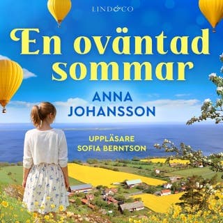 En oväntad sommar – Anna Johansson, ljudbokens omslag