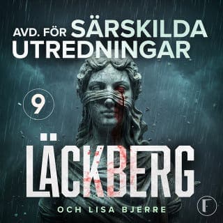 I döden ensam – Camilla Läckberg och Lisa Bjerre, ljudbokens omslag