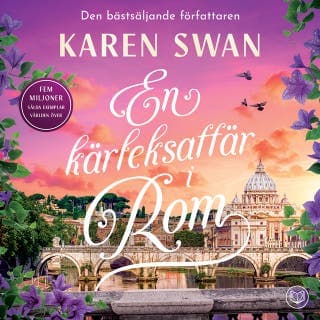 En kärleksaffär i Rom – Karen Swan, ljudbokens omslag