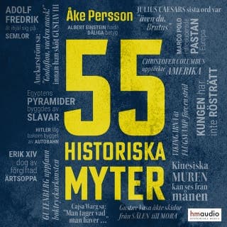 55 historiska myter – Åke Persson, ljudbokens omslag