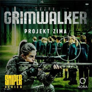 Projekt Zima – Leffe Grimwalker, ljudbokens omslag