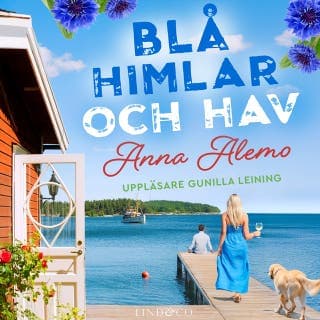 Blå himlar och hav – Anna Alemo, ljudbokens omslag