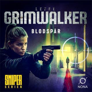 Blodspår – Leffe Grimwalker, ljudbokens omslag