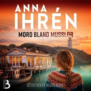 Mord bland musslor – Anna Ihrén, ljudbokens omslag