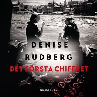 Det första chiffret – Denise Rudberg, ljudbokens omslag