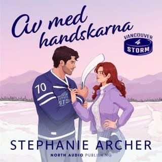 Av med handskarna – Stephanie Archer, ljudbokens omslag