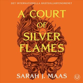 A Court of Silver Flames (svensk utgåva) – Sarah J. Maas, ljudbokens omslag
