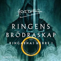 Ringens brödraskap – J. R. R. Tolkien, ljudbokens omslag