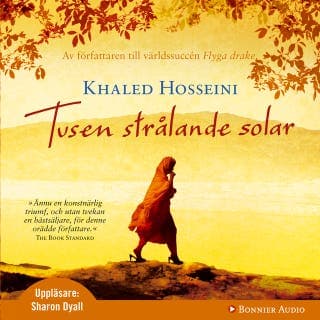 Tusen strålande solar – Khaled Hosseini, ljudbokens omslag